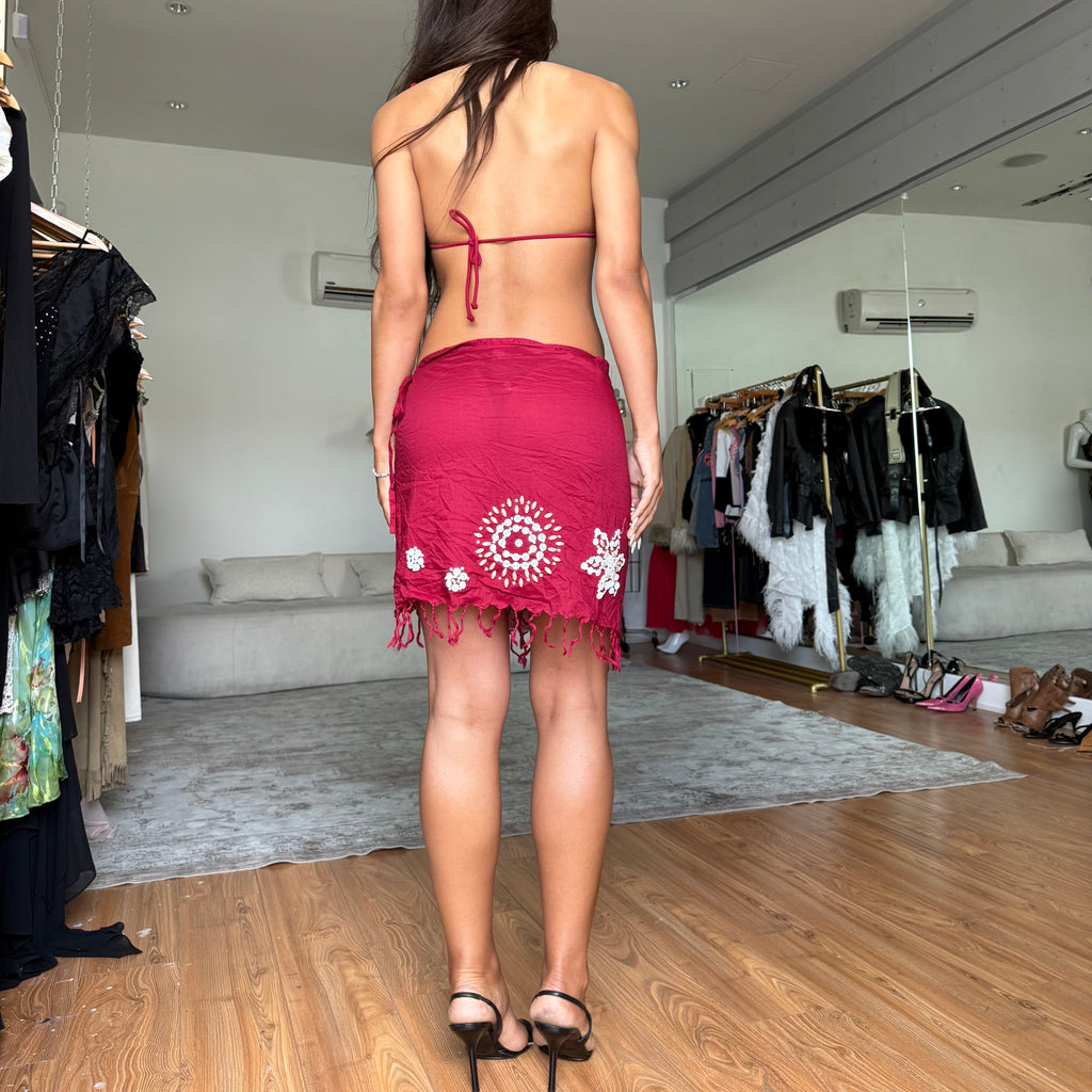Vs sarong & bikini top (no bottom)