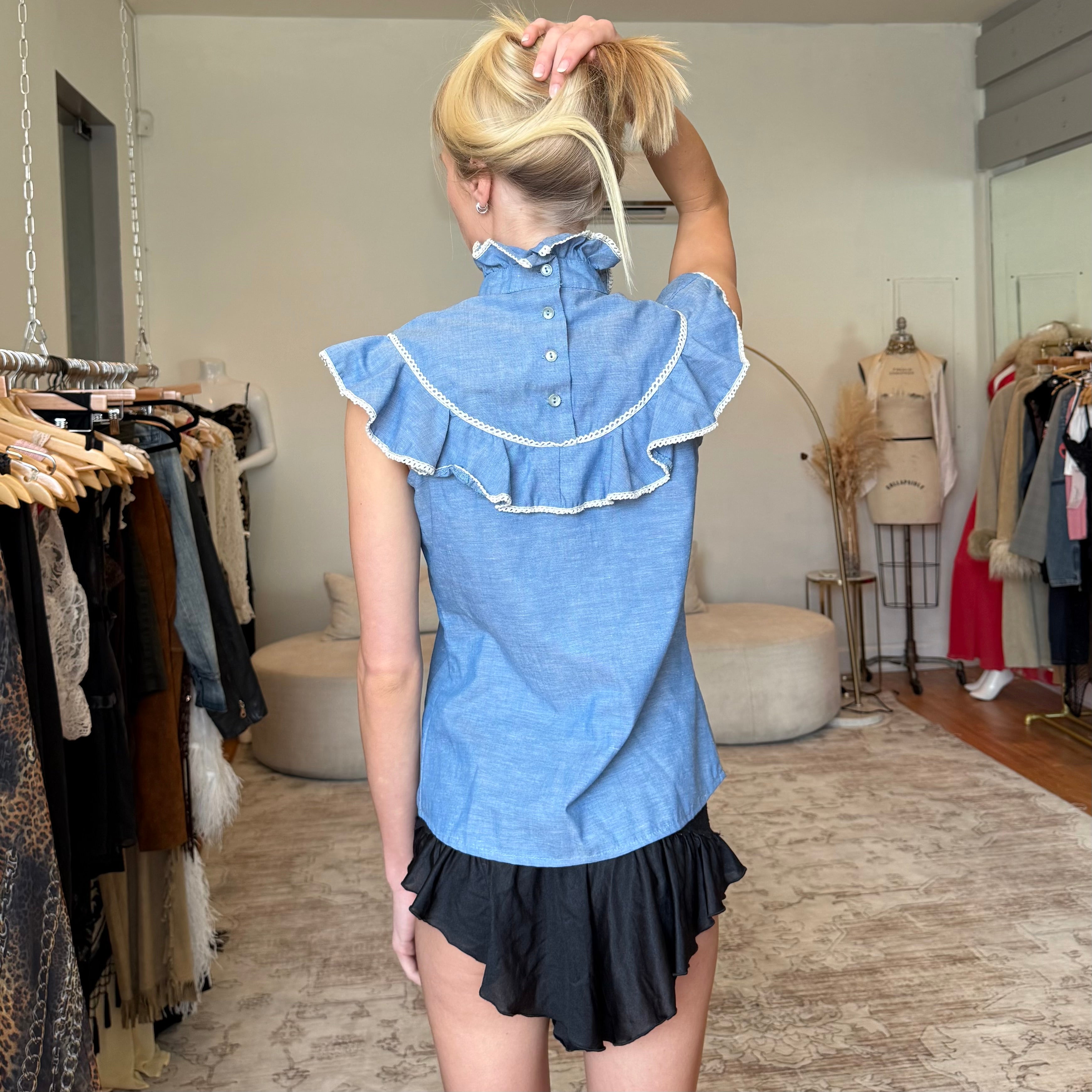 Ruffled top
