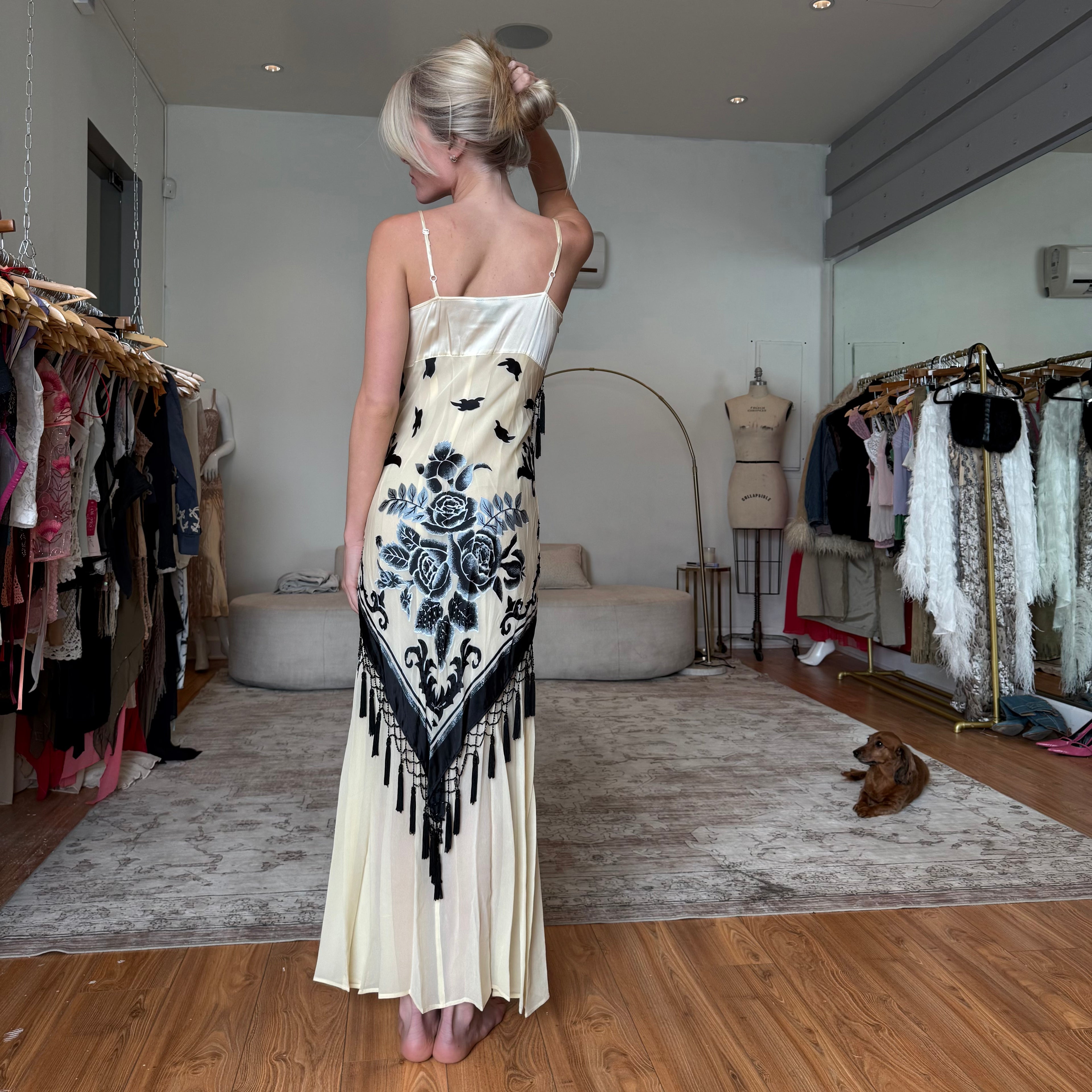 Fringe dress (floral)
