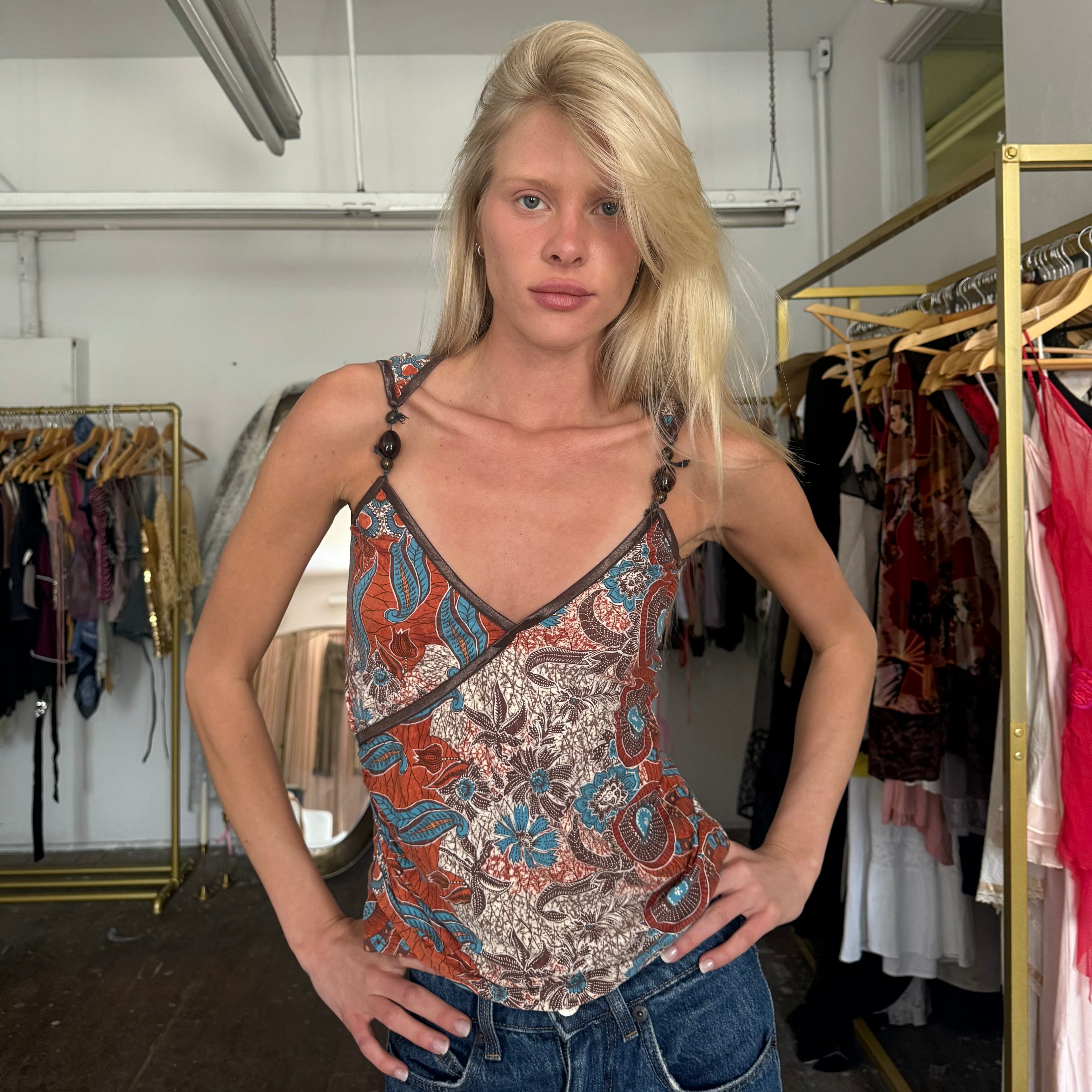 beaded cami