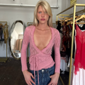 victoria's secret knit wrap top