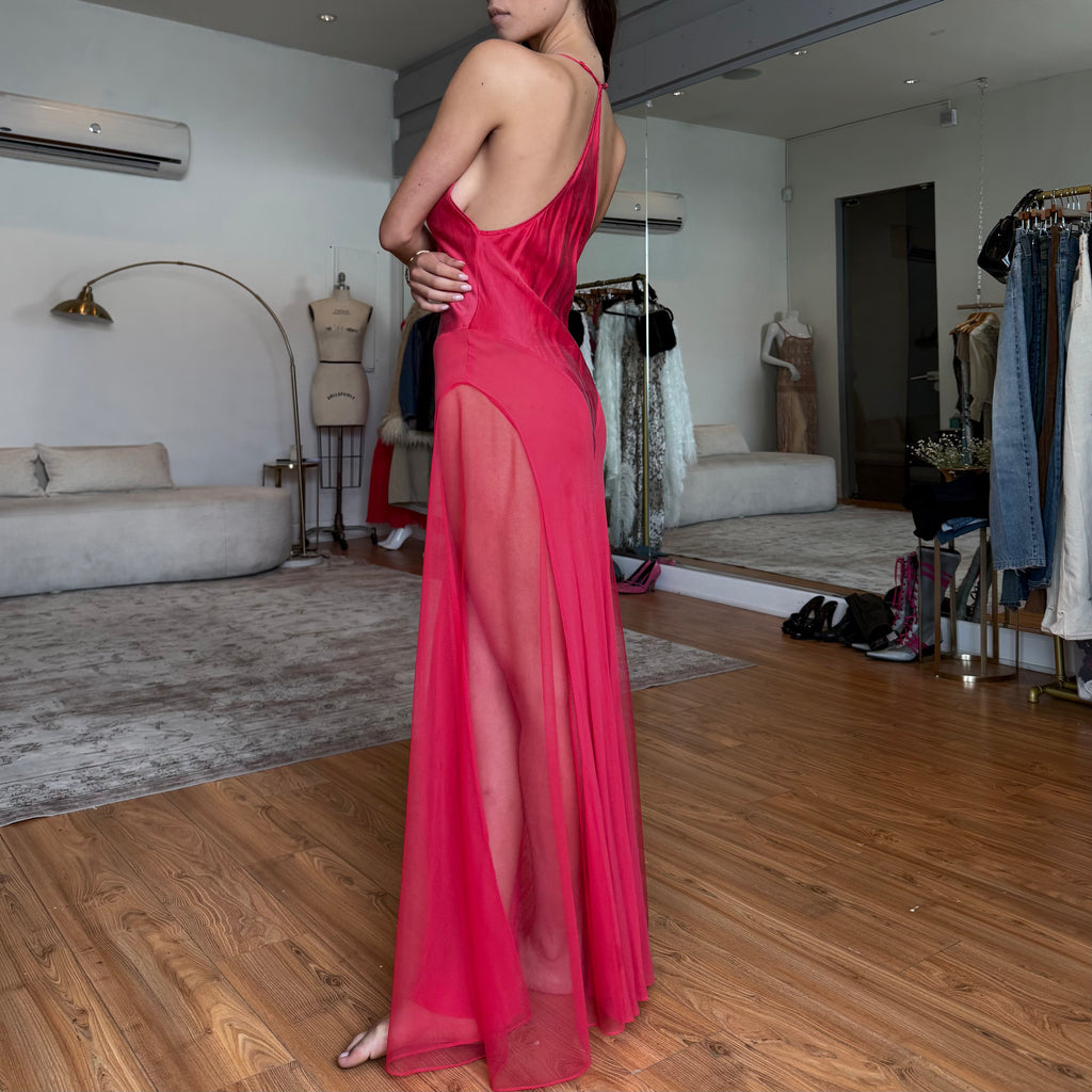 Vintage vs silk dress