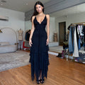 Silk maxi dress