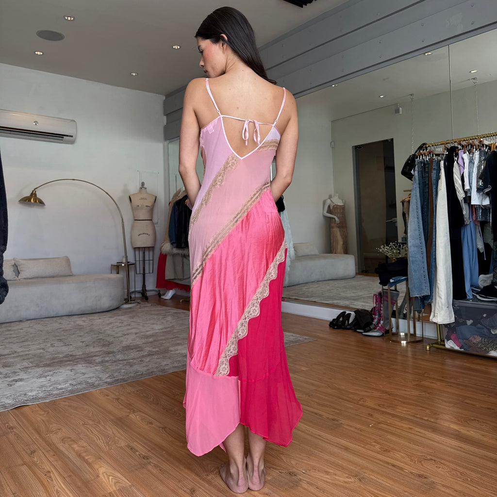 Vintage vs silk dress